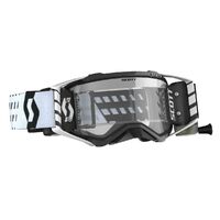 Scott Prospect WFS Clear Works Motorcycle Goggle - Black/White