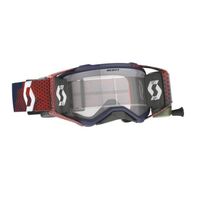 Scott Prospect WFS Clear Motorcycle Goggle - Red/Blue