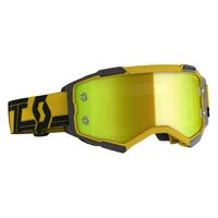 Scott Fury Chrome Works Motocross Goggle - Yellow/Black/Yellow
