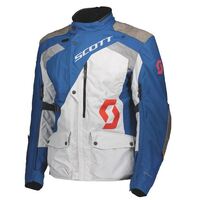Scottsport Dualraid Dryo Motorcycle Jacket - Sapphire Blue/Lunar Grey