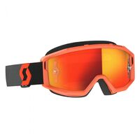 Scott Primal Chrome Lens Motorcycle Goggle - Orange/Black/Orange