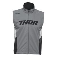 Thor Warmup Motorcycle Vest - Gray/Black 