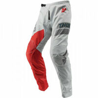 Thor S19 Sector Motorcycle Pant  Shear Grey/Red 34