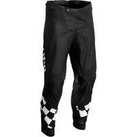 Thor Differ Cheq Motorcycle  Pants - Black/White
