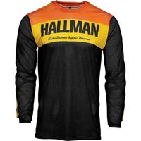 Thor Hallman Tapd Air Motorcycles Jersey - Black/Orange