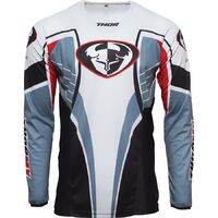 Thor Pulse Core LE Motorcycles Jersey - Steel/Red/Black