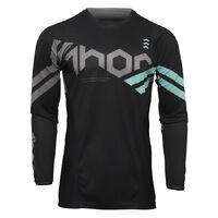 Thor Pulse Cube Motorcycle Jersey Size:Small - Black/Mint