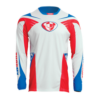 Thor Pulse Motorcycle Jersey  Red/White/Blue 