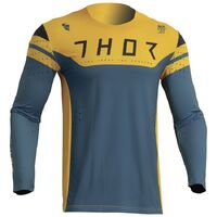 Thor Prime Rival Motorcycle Jersey - Teal/Yellow