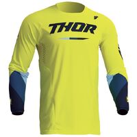 Thor Pulse Tactic Motorcycle Jersey - Acid Green