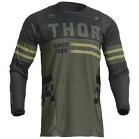 Thor Pulse Combat Motorcycle Jersey - Army/Black