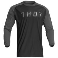 Thor Terrain Motorcycle Jersey - Black/Charcoal