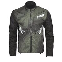 Thor Terrain Mesh Motorcycles Jacket - Camo/Green