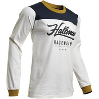 Thor GP Vintage Cotton Motorcycles Jersey - White