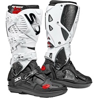 Sidi Crossfire 3 SRS Motorcycle Boots - Black/White