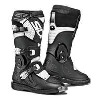 Sidi Flame Youth Motorcycle Boots Size:36 - Black/White