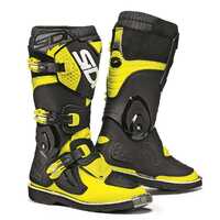 Sidi Flame Youth Motorcycle Boots Size:36 - Fluro Yellow/Black