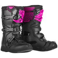 Fly Racing Maverik Motorcycle Boots - Pink/Black