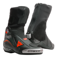 Dainese Axial D1 Motorcycle  Boots Size :46 - Black/Fluro-Red