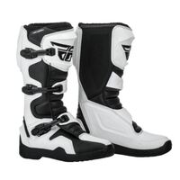 Fly Racing Maverik Lite Motorcross Boots - White/Black