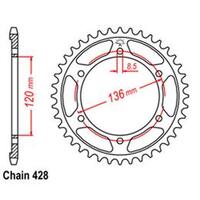 Rear Sprocket Yamaha 428