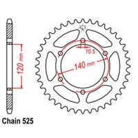 Rear Sprocket Kawasaki Suzuki 525