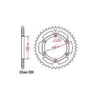 Rear Sprocket Suzuki 520