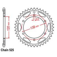 Rear Sprocket Honda 525