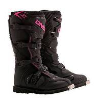 Oneal Rider Youth Boots Black/Pink