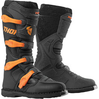 Thor Men's Blitz XP Motorcycle Boots - Charcoal/Orange