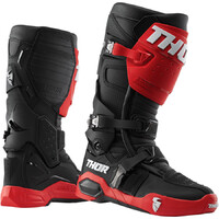 Thor Men's Radial Motorcycle Boots - Red/Black