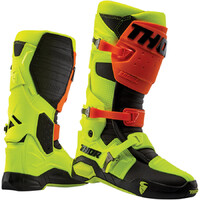 Thor Men's Radial Motorcycle Boots - Flo Orange/Yellow