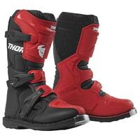 Thor Youth Blitz XP Motorcycle Boots - Red/Black