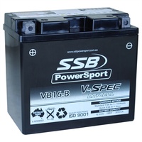 12V SSB V-Spec High Perform. AGM Battery (2) (12N16-4B, CB16-B, CB16-B-CX) 6.3KG