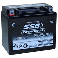 12V SSB V-Spec High Perform. AGM Battery (4) (GTX12-BS, YT12BA-4, YTX12-BS)