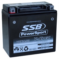 12V SSB V-Spec High Perform. AGM Battery (4) GTX14-BS, YT14BA-4, YTX14-BS 4.5kgs