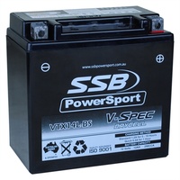 12V SSB V-Spec High Perform. AGM Battery (4)  (YTX14L-BS) (4.55KG)