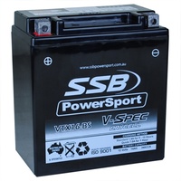 12V SSB V-Spec High Perform. AGM Battery (4) (6kg) (YTX16-BS, YTX16H-BS)