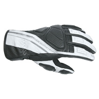 Dririder Phantom Men's Motorcycle Gloves Medium - Black/White