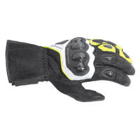 Dririder Air Ride 2 Men's Motorcycle Gloves - Black/White/Yellow