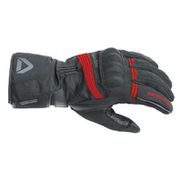 Dririder Men's Adventure 2 Motorcycle Gloves -Black/Red