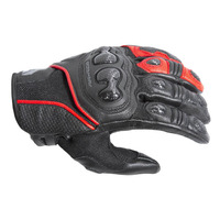 Dririder Air-Ride 2 Short Cuff Motorcycle Gloves - Black/Red