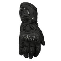 Argon Mission Leather Motorcycle Road Gloves - Stealth Small