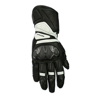Argon Duty For Men Motorcycle Off Road Gloves - Black/White S