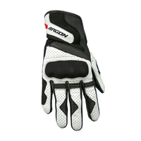 Argon Charge Motorcycle Gloves - Black/White