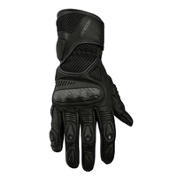 Argon Synchro Leather Ladies Motorcycle On Road Gloves - Black S