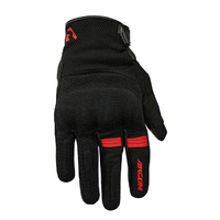 Argon Ladies Swift Motorcycle Gloves - Black/Red