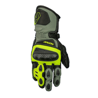 Argon Ladies Engage Swift  Motorcycle Gloves - Grey/Lime