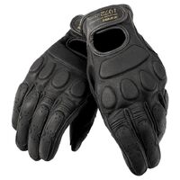 Dainese Blackjack Unisex Leather Gloves - Black/Black/Black