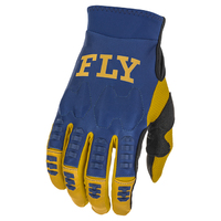 Fly Racing 2022 Evo Motorcycle Gloves - Navy/White/Gold